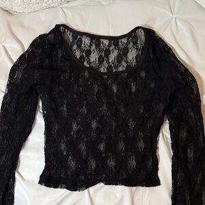Black lace long sleeve 🖤
